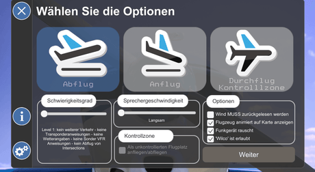 DFS VFR Sprechfunk Simulator