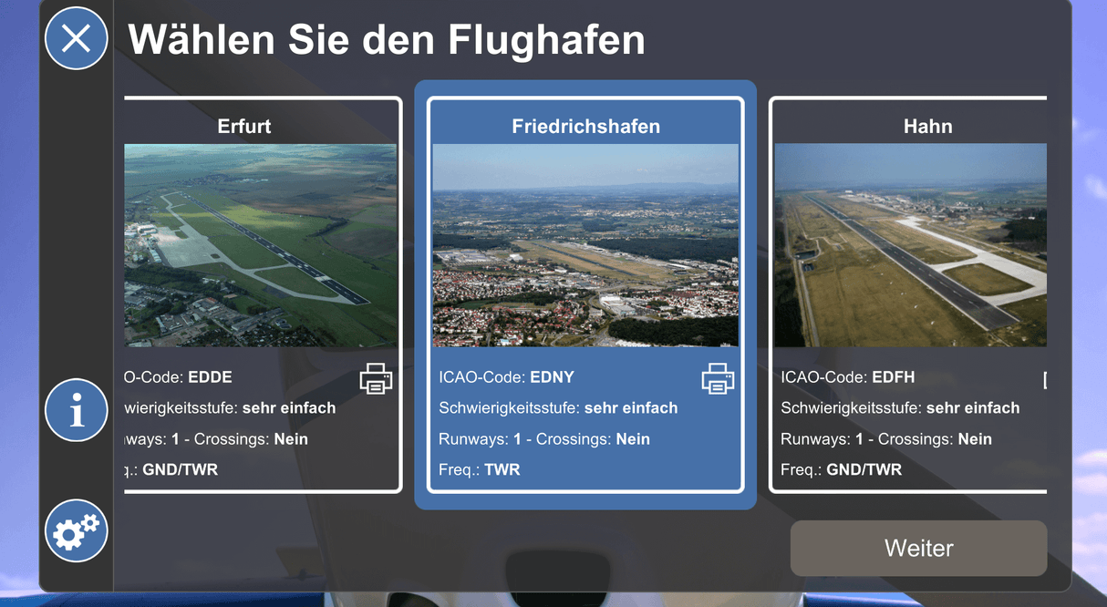 DFS VFR Sprechfunk Simulator