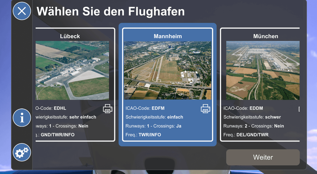 DFS VFR Sprechfunk Simulator