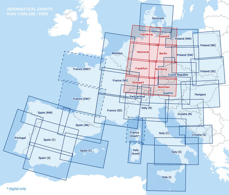 ICAO Flugkarte Deutschland 2024, Blatt Stuttgart