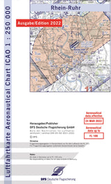 ICAO Flugkarte Deutschland 2022, Blatt Rhein-Ruhr