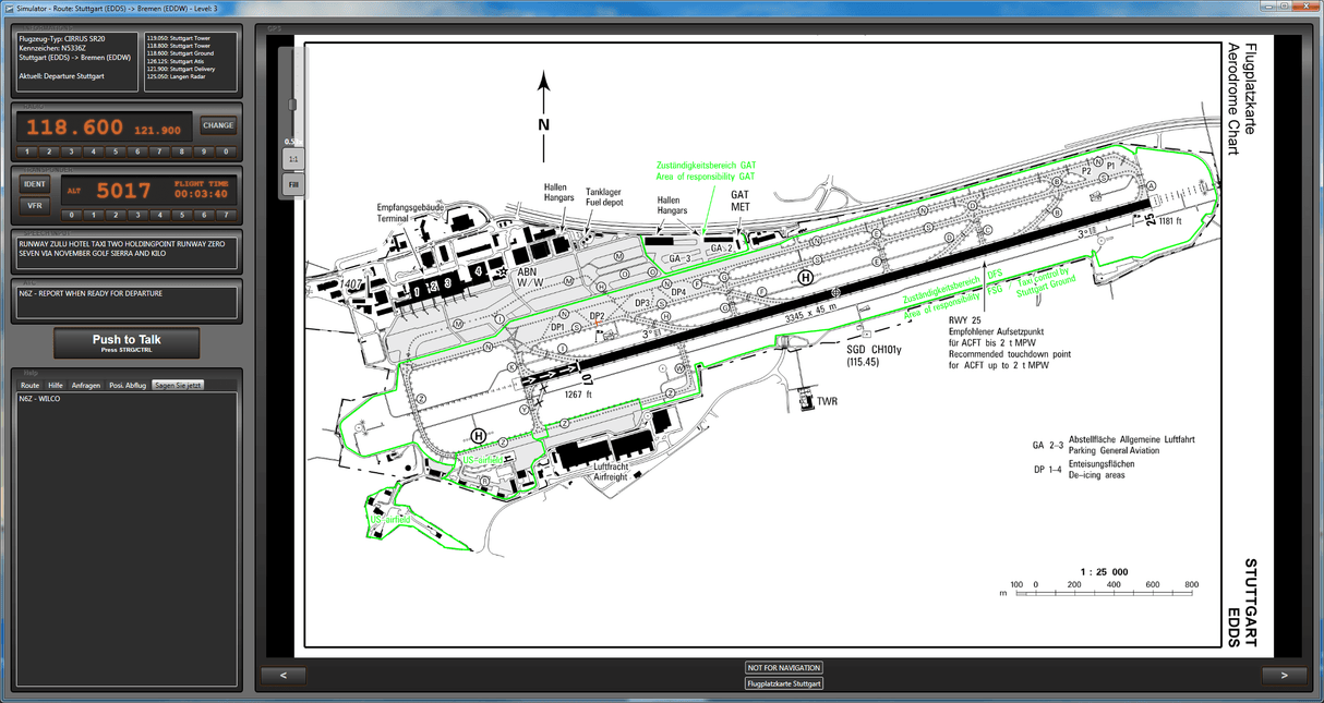 DFS IFR Sprechfunk Simulator