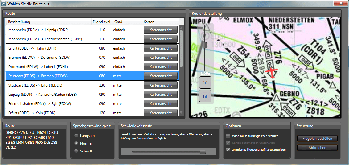 DFS IFR Sprechfunk Simulator