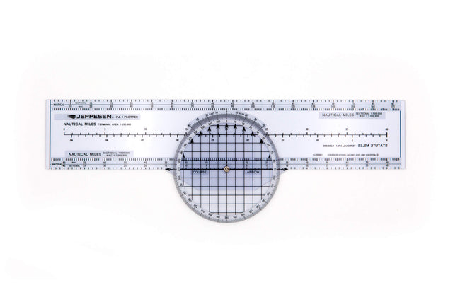 Jeppesen - Navigationslineal "PJ-1 Rotating Azimuth Plotter"