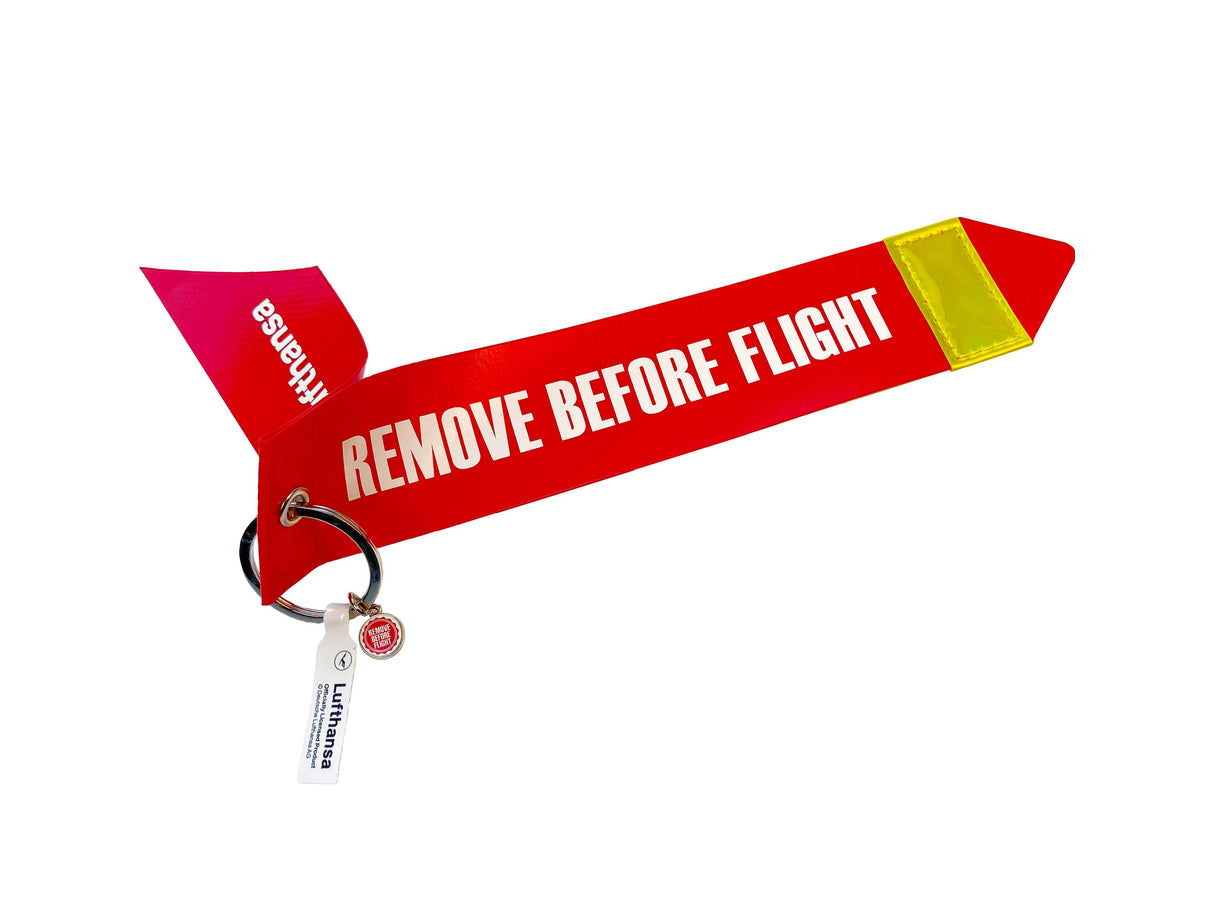 RBF Schlüsselanhänger "Lufthansa/Remove Before Flight" großer Format