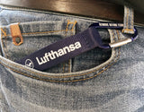 RBF Schlüsselanhänger "Lufthansa" mit Karabiner-Strap 