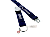 RBF Schlüsselband Lufthansa/Remove before Flight mit Mini-Seatbelt-Schnalle