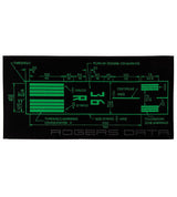 Rogers Data Badetuch „Runway Markings“ 90 x 180 cm