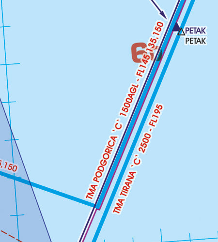 Rogers Data VFR Flugkarte Balkan 