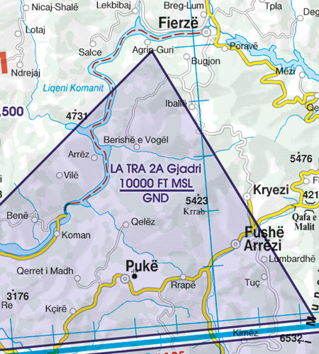 Rogers Data VFR Flugkarte Balkan 