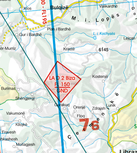 Rogers Data VFR Flugkarte Balkan 