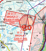 Rogers Data VFR ICAO Flugkarte Estland