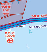 Rogers Data VFR ICAO Flugkarte Estland