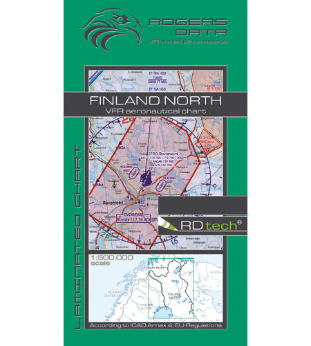 Rogers Data VFR Flugkarte Finnland Nord 
