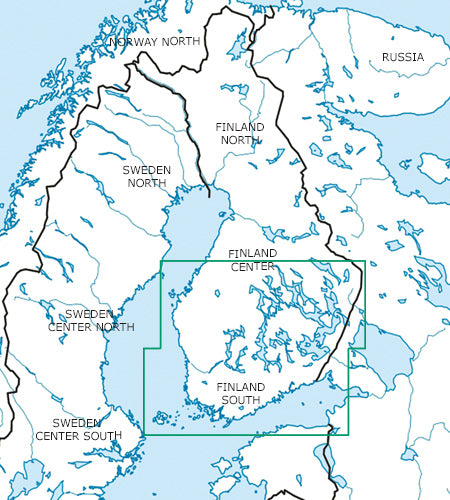 Rogers Data VFR Flugkarte Finnland Süd 