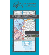 Rogers Data VFR Flugkarte Griechenland Süd West 