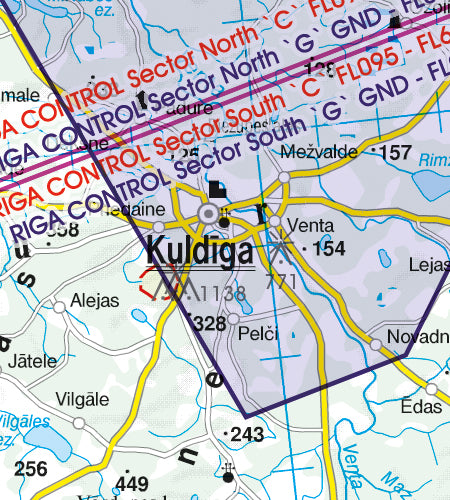 Rogers Data VFR Flugkarte Lettland