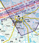 Rogers Data VFR Flugkarte Lettland