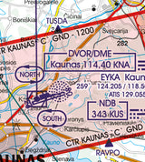 Rogers Data VFR Flugkarte Litauen