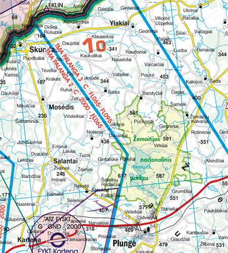 Rogers Data VFR Flugkarte Litauen