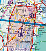 Rogers Data VFR Flugkarte Norwegen Nord 