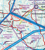 Rogers Data VFR Flugkarte Norwegen Nord 