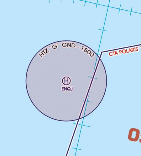 Rogers Data VFR Flugkarte Norwegen Nord 