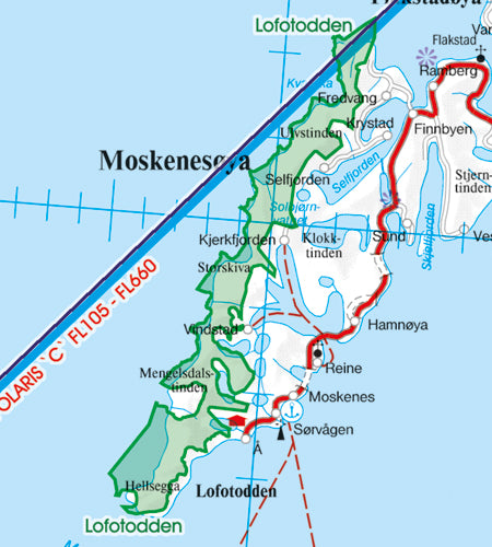 Rogers Data VFR Flugkarte Norwegen Nord 