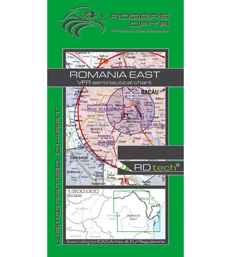 Rogers Data VFR Flugkarte Rumänien Ost 