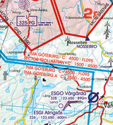 Rogers Data VFR Flugkarte Schweden Nord