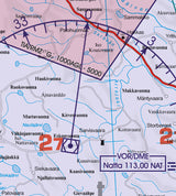 Rogers Data VFR Flugkarte Schweden Nord