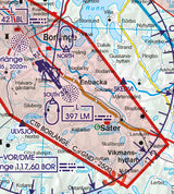 Rogers Data VFR Flugkarte  Schweden Zentrum Nord