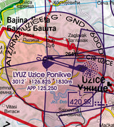 Rogers Data VFR ICAO Flugkarte Serbien