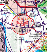 Rogers Data VFR ICAO Flugkarte Serbien