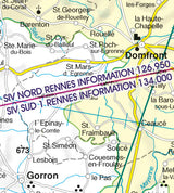 Rogers Data VFR Flugkarte Frankreich Nord West 1:500.000, laminiert