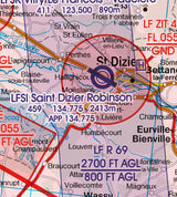 Rogers Data - VFR Flugkarte Frankreich Süd Ost 1:500.000, laminiert