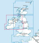 Rogers Data - VFR Flugkarte Großbritannien Nord 1:500.000, laminiert