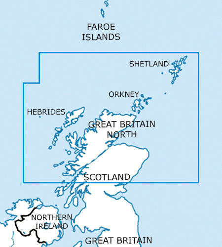Rogers Data - VFR Flugkarte Großbritannien Nord 1:500.000, laminiert