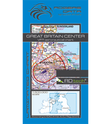 Rogers Data VFR Flugkarte Großbritannien Zentrum 1:500.000, laminiert