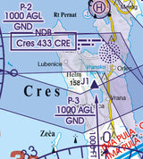 Rogers Data - VFR Flugkarte Kroatien, Bosnien & Herzegowina 1:500.000