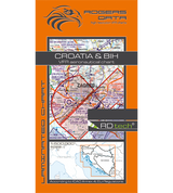 Rogers Data - VFR Flugkarte Kroatien, Bosnien & Herzegowina 1:500.000