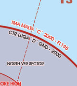 Rogers Data VFR Flugkarte Malta & Sizilien 1:500.000, laminiert