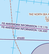 Rogers Data VFR Flugkarte Niederlande 1:500.000, laminiert