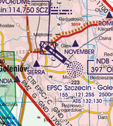 Rogers Data VFR Flugkarte Polen Süd West 1:500.000, laminiert