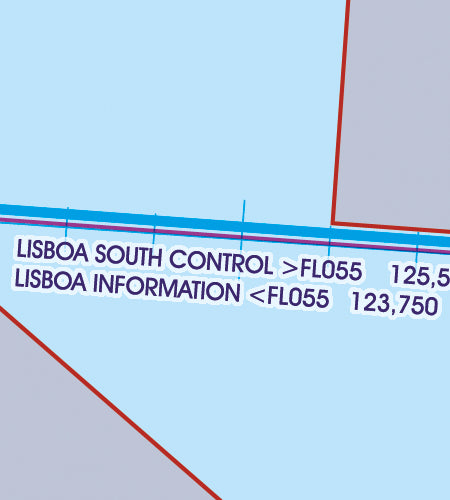 Rogers Data VFR Flugkarte Portugal 1:500.000, laminiert