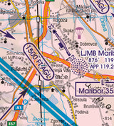 Rogers Data VFR Flugkarte Slowenien 1:200.000, laminiert