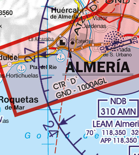 Rogers Data VFR Flugkarte Spanien Nord Ost 1:500.000, laminiert