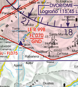 Rogers Data VFR Flugkarte Spanien Nord Ost 1:500.000, laminiert