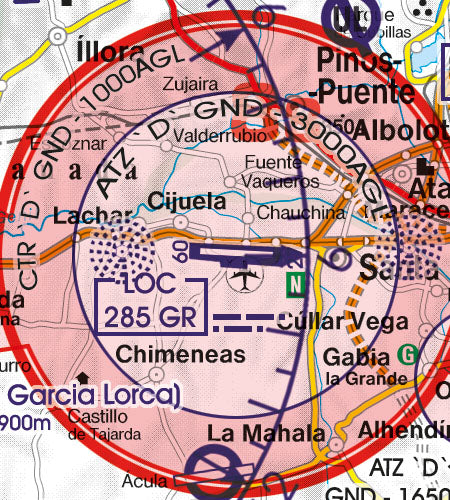 Rogers Data VFR Flugkarte Spanien Nord Ost 1:500.000, laminiert