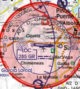 Rogers Data VFR Flugkarte Spanien Nord Ost 1:500.000, laminiert